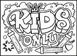 Coloring Cool Pages Teenagers Clipart Library Kids Printable Doodle Adults sketch template