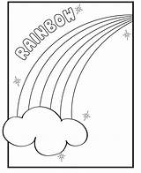 Rainbow Coloring Pages Kids Printable Bestcoloringpagesforkids Rainbows sketch template