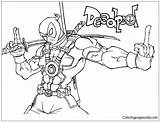 Deadpool Pages Lego Coloring Color Coloringpagesonly sketch template
