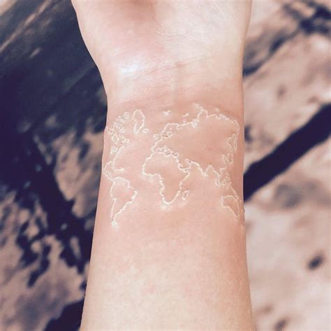 25 Beautiful White Ink Tattoos That You Will Love It