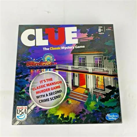 clue board game  versions classic mansion game boardwalk