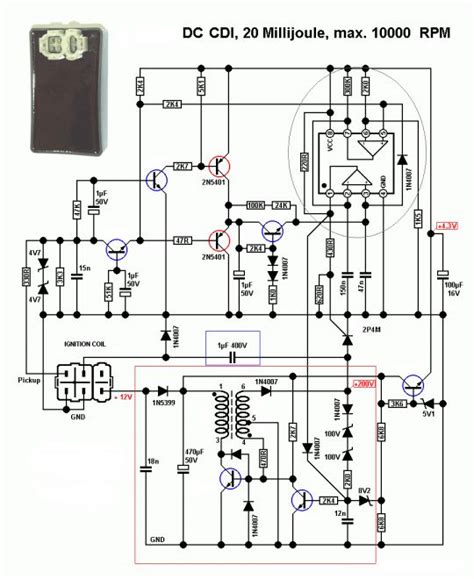 cdi motorcycle wiring diagram