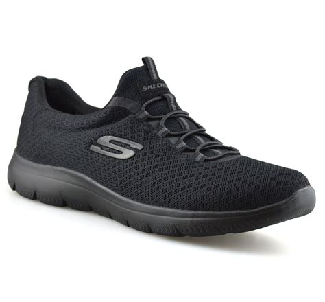 womens skechers summits slip  memory foam walking sports trainers shoes size ebay