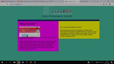 membuat website  html css php blog lokal info indonesia