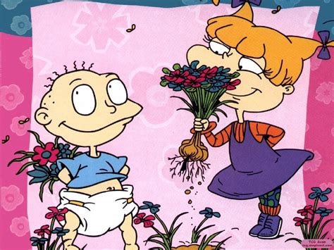 tommy and angelica rugrats wallpaper 29976450 fanpop