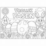 Pasen Vrolijk Kleurplaat Kleurplaten Makkelijk Moeilijk Knutselen Sabrina Prins sketch template