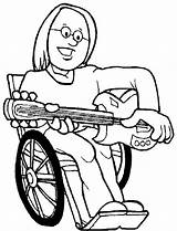 Coloring Pages People Clipart Singing Disabilities Disabled Disability Hot Cliparts Music Kids Wheels Car Drawing Colouring China Pinclipart Library Popular sketch template