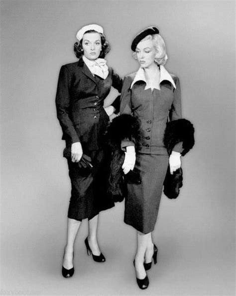 marilyn with jane russell publicity still for gentlemen prefer blondes hollywoodland