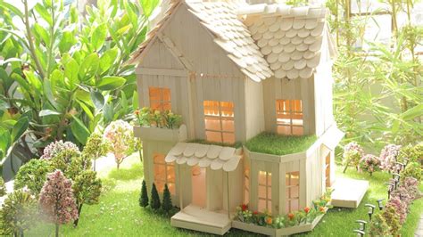 popsicle stick house   template