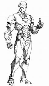 Iron Coloring Man Pages Kids Printable sketch template