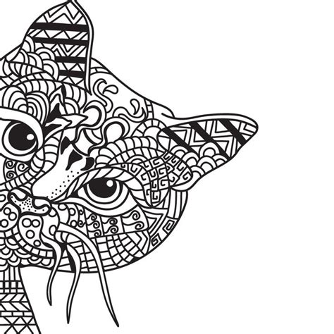 cat coloring pages  adults kittens coloring cat coloring page