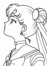 Sailor Moon Coloring Pages Printable Cartoons Drawing sketch template
