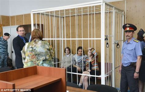 pussy riot the russian feminist punk band are behind bars and in the dock over anti putin