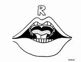 Mouth Articulation Coloring Phonology Preview sketch template