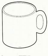 Mug Hot Chocolate Template Printable Coloring sketch template