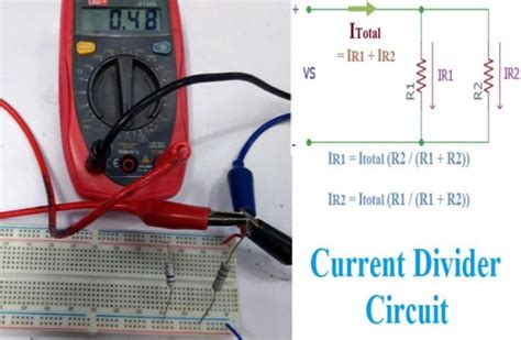 understanding current divider circuits formula  hardware