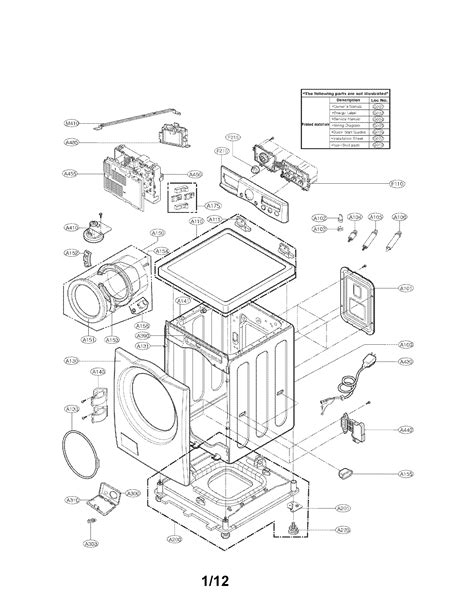 lg front load washer parts list webmotororg