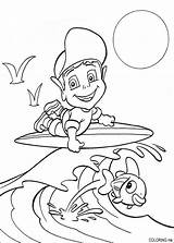 Coloring Pages Surf Adiboo Surfing Coloriage Girl Summer sketch template