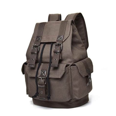 Tas Ransel Kanvas Canvas Pria Import Backpack Shopee Indonesia