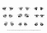 Eyes Anime Draw Female Step Drawing Learn Tutorials Tutorial sketch template
