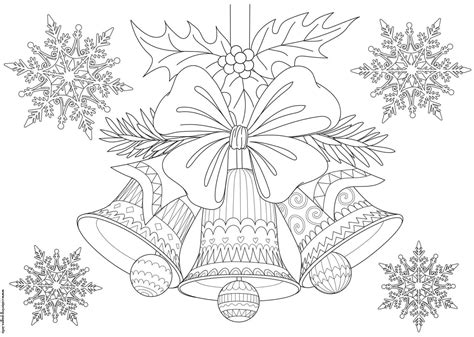 printable coloring pages  adults christmas
