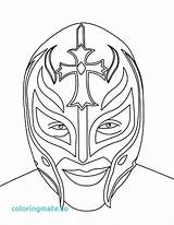 Rey Mysterio Wwe Coloring Wrestling Pages Mask Printable Drawing Belt Face Wrestler Print Sketch Kalisto Cena John Color Championship Book sketch template