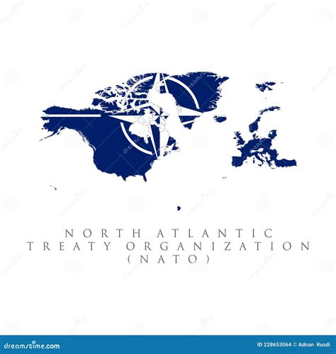north atlantic treaty organization nato member countries highlighted  blue  world