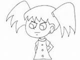 Angry Coloring Girl Emotions Pages Emotion Ws sketch template