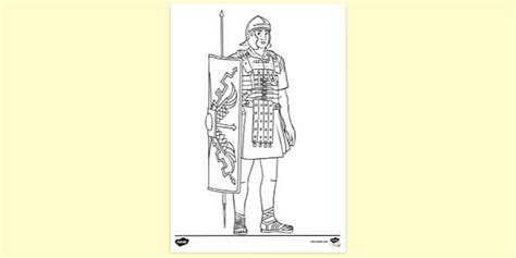 roman colouring page colouring sheets twinkl