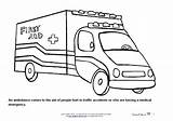 Fire Truck Coloring Pages Drawing Ambulances Ambulance Engine Colouring Pdf Simple Printable Getcolorings Getdrawings Color sketch template