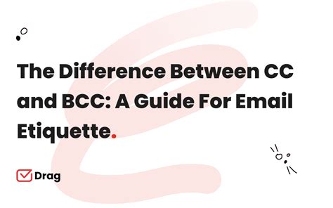 difference  cc  bcc  guide  email etiquette