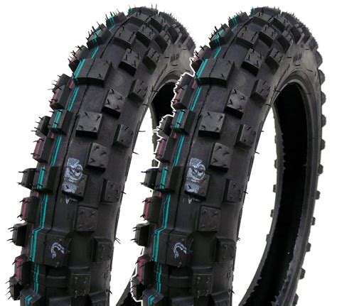 set   mini dirt bike tire   front  rear tube type  road motocross pattern
