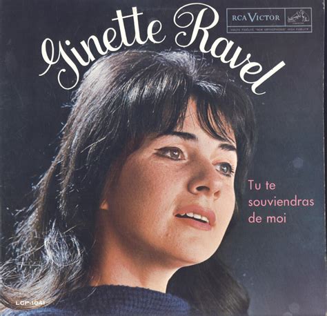 Ginette Ravel Tu Te Souviendras De Moi Lp Vg Canada Rca