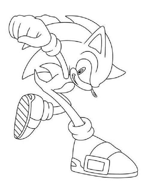 coloring page sonic  video games printable coloring pages