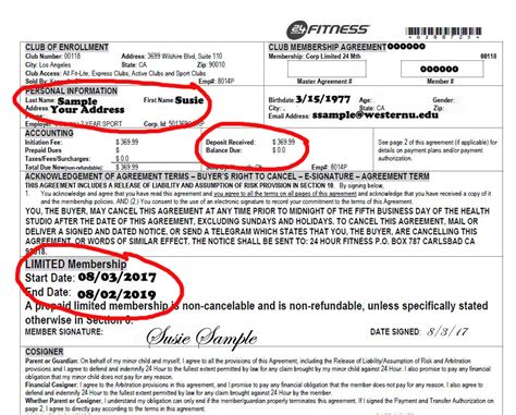 university student affairs california gym membership reimbursement form