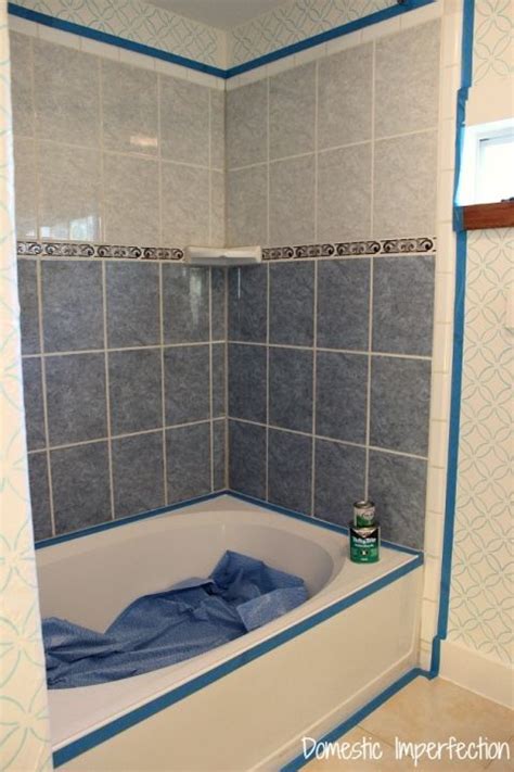 How to Refinish Outdated Tile (yes, I painted my shower