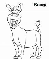Shrek Donkey Coloring Pages Coloring4free Face Drawing Kids Clipart Printable Color Book Disney Getdrawings Cartoon Colorea Con Fun Print Library sketch template