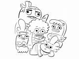 Fish Hooks Coloring Pages Disney Channel Print Comments Popular Coloringhome sketch template