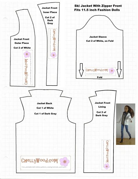 printable barbie clothes sewing patterns printable templates