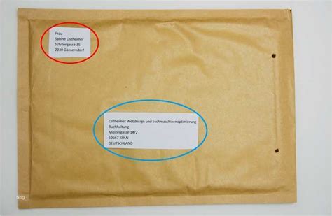paket beschriftung vorlage suess richtig adressieren und beschriften fuer