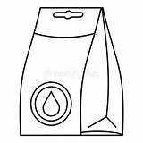 Lavaggio Icona Detergente Profilo Entwurfsart Reinigende Waschende Ikone Detergent Pictogram Overzichtsstijl sketch template