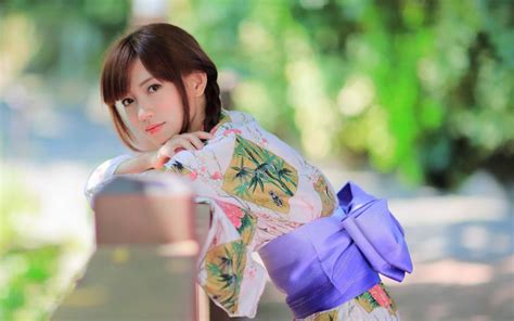 Beautiful Japanese Girl Kimono Summer Wallpaper Girls 22260 The Best