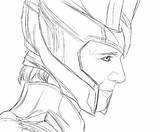 Loki Avengers Mewarna Kamen Clancy Nerdy Meghan Thor Hiddleston Turun Muat sketch template