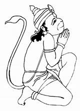 Ram Coloring Pages Navami Shri Lord Sketch Hanuman Drawing Template Window sketch template