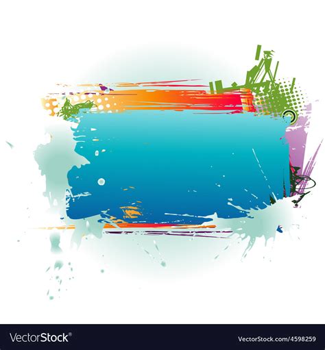 abstract colorful text box royalty  vector image