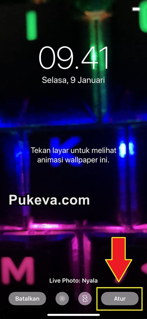 bikin wallpaper video  layar kunci iphone markotop