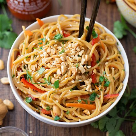 20 Minute Spicy Thai Noodle Bowls Life Made Simple
