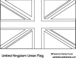 printable uk flag coloring page