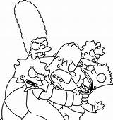 Coloring Pages Simpson Lisa Simpsons Book Getdrawings Getcolorings Printable Color sketch template