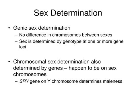 Ppt Chapter 4 – Sex Determination And Sex Linked Characteristics